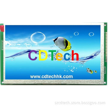 7.0-inch 800 x 480 TFT LCD Module with 8-/16-bit 8080/6800 MCU Parallel Interface